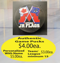 Load image into Gallery viewer, JR Flags Authentic Game Puck