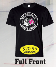 Load image into Gallery viewer, Hawks T-Shirt with Front large logo printed or left chest printed