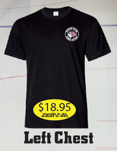 Load image into Gallery viewer, Hawks T-Shirt with Front large logo printed or left chest printed