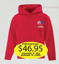 Load image into Gallery viewer, JR Flags Hoodie with Left Chest logo embroidered