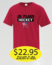 Load image into Gallery viewer, JR Flags Dry Fit Short Sleeve with Hockey Logo printed