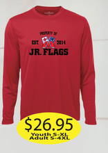 Load image into Gallery viewer, JR Flags Dry Fit Long Sleeve with Est. 2014 Logo printed