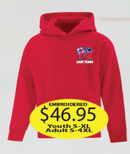 Load image into Gallery viewer, Lady Flags Hoodie with Left Chest logo embroidered