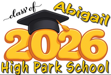 Load image into Gallery viewer, Graduation 2026 #01 CARTOON STYLE Lawn Sign includes yard stake