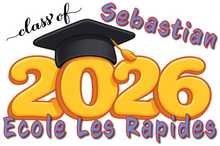 Load image into Gallery viewer, Graduation 2026 #01 CARTOON STYLE Lawn Sign includes yard stake