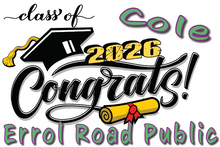 Load image into Gallery viewer, Graduation 2026 #02 CLASSIC Lawn Sign includes yard stake