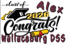 Load image into Gallery viewer, Graduation 2026 #02 CLASSIC Lawn Sign includes yard stake