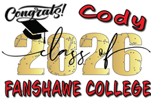 Load image into Gallery viewer, Graduation 2026 #3 RETRO Lawn Sign includes yard stake.