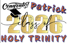 Load image into Gallery viewer, Graduation 2026 #3 RETRO Lawn Sign includes yard stake.