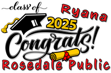 Load image into Gallery viewer, Graduation #01 Lawn Sign includes yard stake