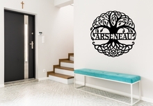 Load image into Gallery viewer, Celtic Tree Of Life 18-36" , 14 ga metal , powder coated.