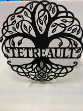 Load image into Gallery viewer, Celtic Tree Of Life 18-36" , 14 ga metal , powder coated.