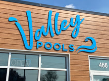 Load image into Gallery viewer, Company Logo Services 18"-120" , 14 ga metal, powder coated