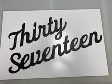 Load image into Gallery viewer, Address Sign Script #1, 14 ga metal , powder coated