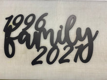 Load image into Gallery viewer, Saying slogan Name (2 LINES), 14 ga metal , powder coated