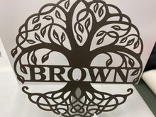 Load image into Gallery viewer, Celtic Tree Of Life 18-36" , 14 ga metal , powder coated.