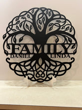 Load image into Gallery viewer, Celtic Tree Of Life 18-36" , 14 ga metal , powder coated.