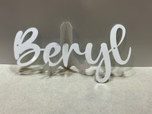 Load image into Gallery viewer, Saying Name or Family Name (1 LINE), 14 ga metal , powder coated