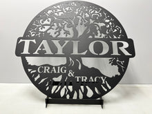 Load image into Gallery viewer, Tree Of Life 18-36" , 14 ga metal , powder coated