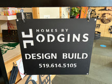 Load image into Gallery viewer, Company Logo Services 18"-120" , 14 ga metal, powder coated