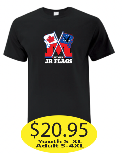 JR Flags Cotton Short Sleeve with Large Logo printed