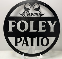 Load image into Gallery viewer, Cheers PATIO Scene Scene 24-36" ,14 ga metal , powder coated.