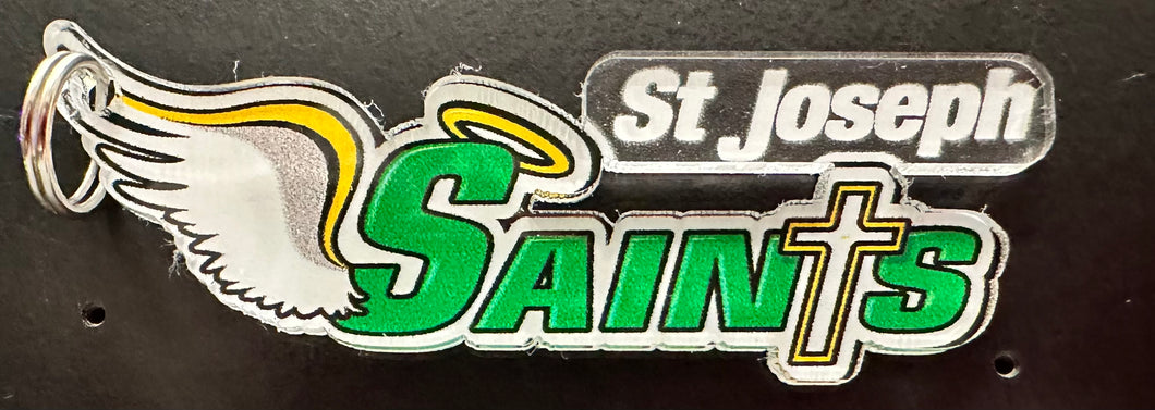 St Joseph Saints key chains/Christmas ornaments