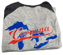 Load image into Gallery viewer, Corunna Clothing Line Ladies Vintage V-Neck T-Shirts. Canadian Made !
