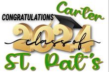 Load image into Gallery viewer, Graduation  #01 Lawn Sign includes yard stake
