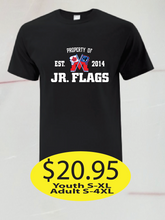 Load image into Gallery viewer, JR Flags Cotton Short Sleeve with est. 2014 Logo printed
