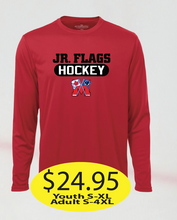Load image into Gallery viewer, JR Flags Cotton Long Sleeve with Hockey Logo printed
