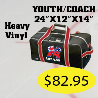 Lady Flags Heavy Vinyl Kobe Equipment Bag with Logo
