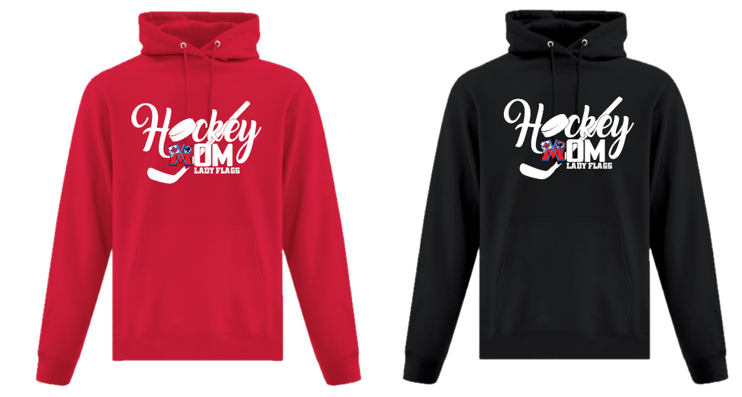 Lady Flags MOM Hoodie Logo Printed