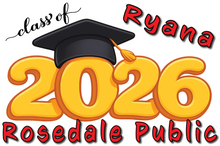 Load image into Gallery viewer, Graduation  2026 #01 CARTOON STYLE Lawn Sign includes yard stake
