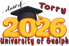Load image into Gallery viewer, Graduation  2026 #01 CARTOON STYLE Lawn Sign includes yard stake
