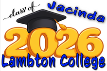 Load image into Gallery viewer, Graduation  2026 #01 CARTOON STYLE Lawn Sign includes yard stake
