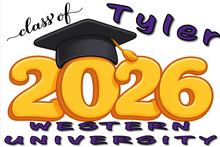 Load image into Gallery viewer, Graduation  2026 #01 CARTOON STYLE Lawn Sign includes yard stake
