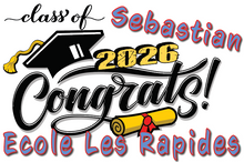 Load image into Gallery viewer, Graduation 2026  #02 CLASSIC Lawn Sign includes yard stake
