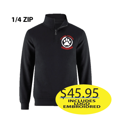 Colonel Cameron QUARTER ZIP 1/4  Premium Hoodies EMBROIDERED