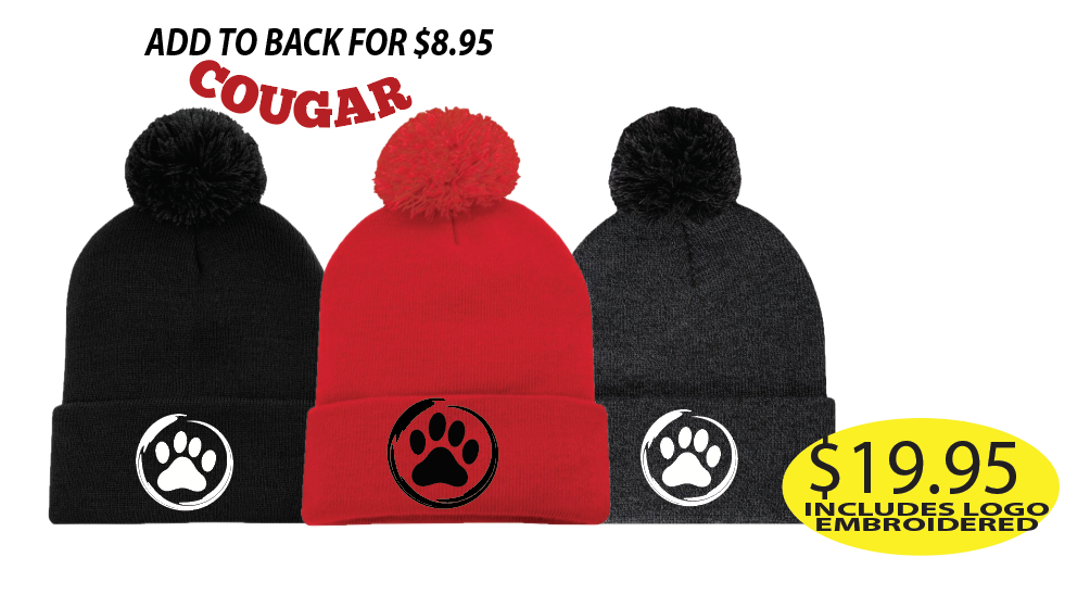 Colonel Cameron POM POM Toque with Logo Embroidered