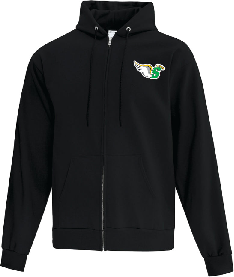 St Joseph Saints Full Zip Hoodie with Small Logo EMBROIDERED