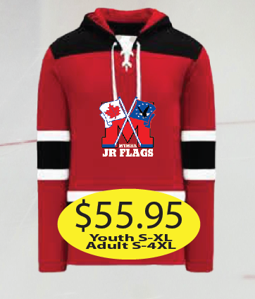 JR Flags Game Hoodie #3 with large logo embroidered