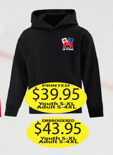 Load image into Gallery viewer, JR Flags Hoodie with Left Chest logo printed or embroidered
