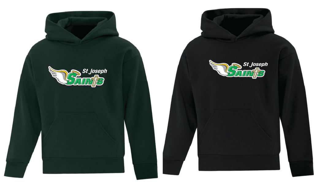 St Joseph Saints Hoodie with LARGE Logo Embroidered