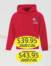 Load image into Gallery viewer, JR Flags Hoodie with Left Chest logo printed or embroidered
