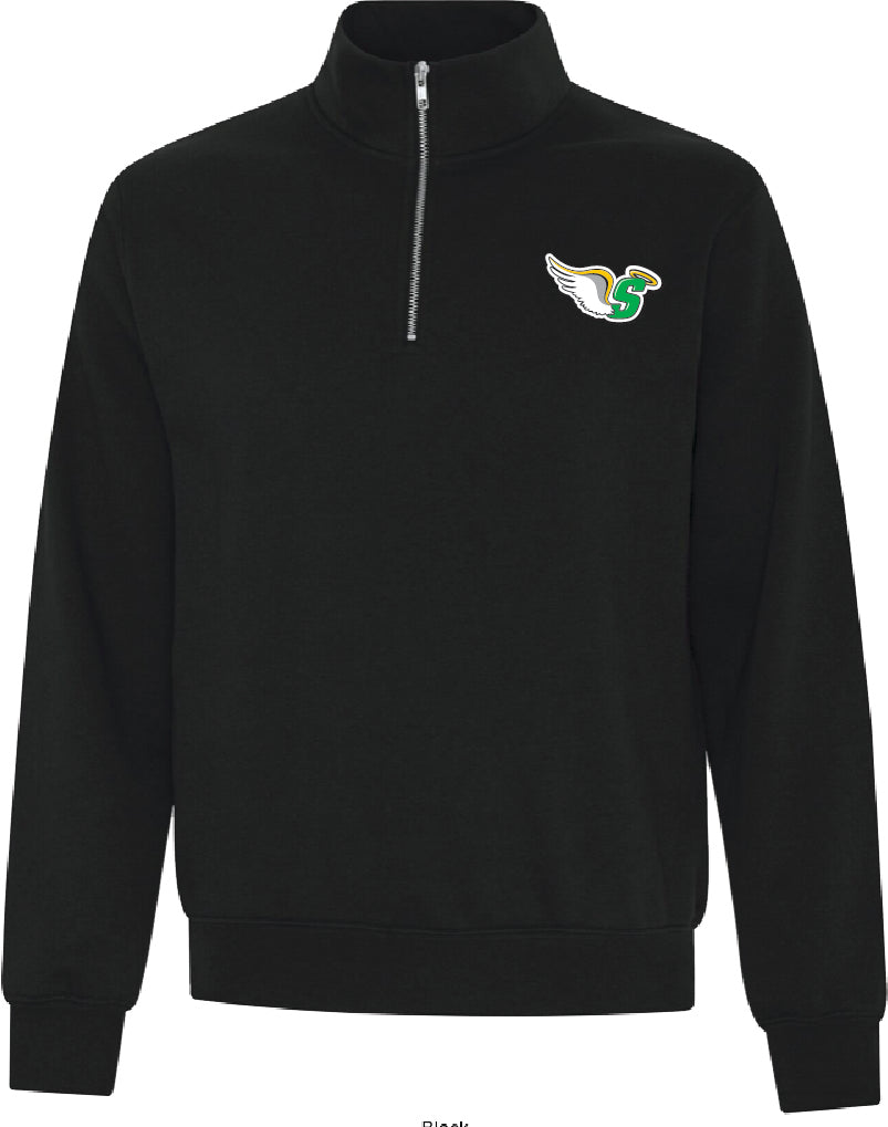 St Joseph Saints 1/4 Zip Hoodie with Small Logo EMBROIDERED