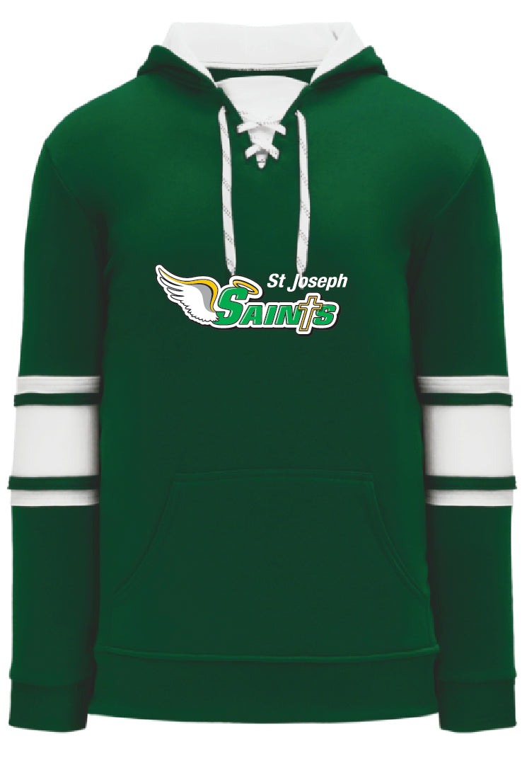 St Joseph Saints Team Hoodie with LARGE Logo EMBROIDERED