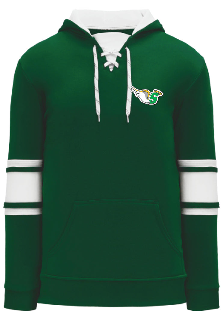 St Joseph Saints Team Hoodie with SMALL Logo EMBROIDERED