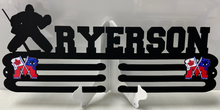 Load image into Gallery viewer, Jr Flags Medal Holder Hockey 24&quot;, 14ga metal , powder coated
