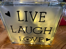 Load image into Gallery viewer, 8x8 Lighted Glass Blocks
